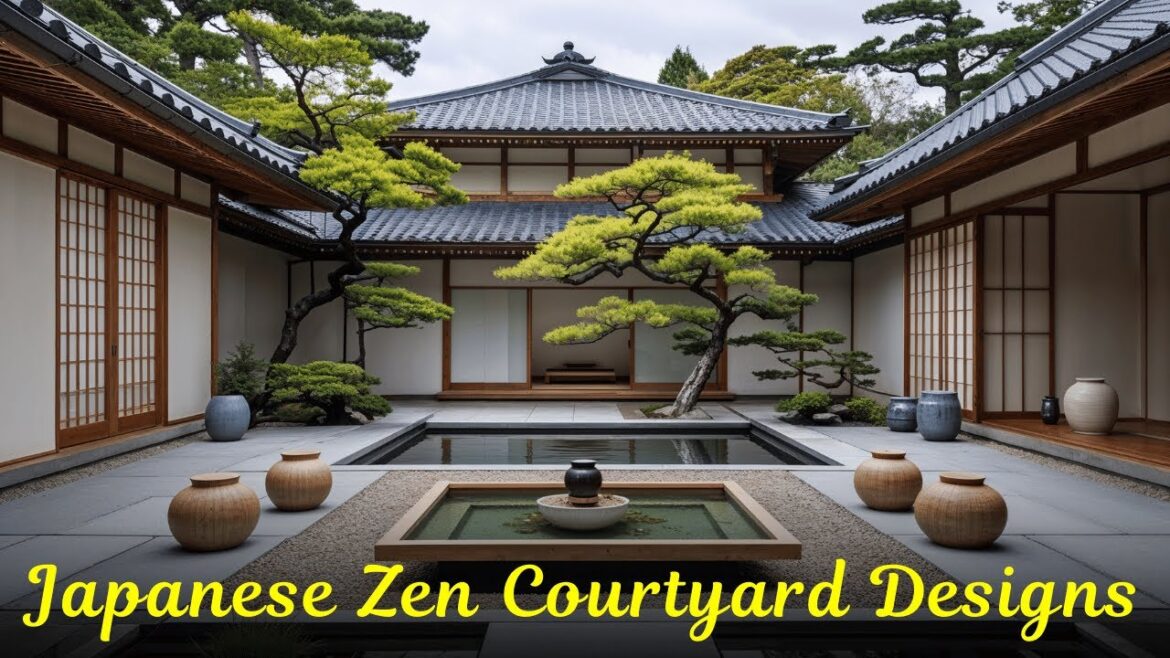 Japanese Zen Courtyard Design 2025 | Tranquil Garden Ideas