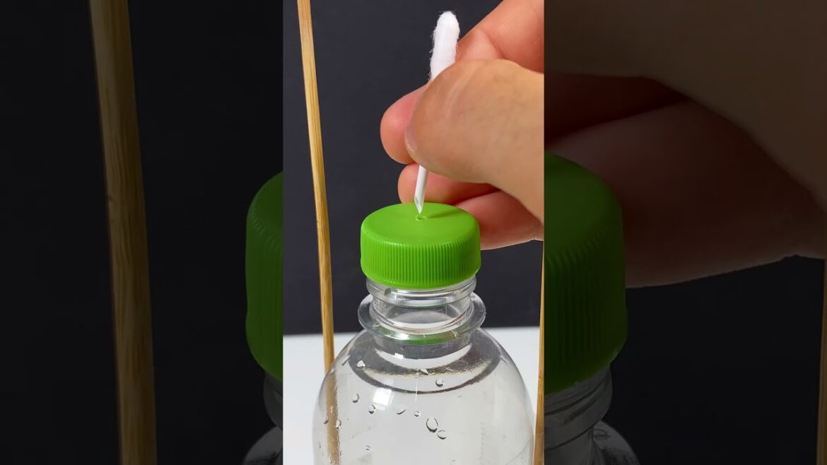 How easy it is to make drip irrigation for plants  #diy #tips #shorts