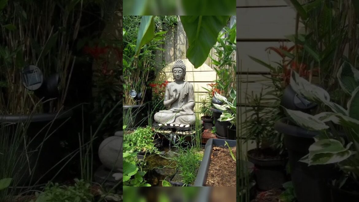 🪴🙏 Peaceful Buddha Landscape Ideas 🌿✨ #landscape #shorts #budhha #shortsfeed #viral #trending
