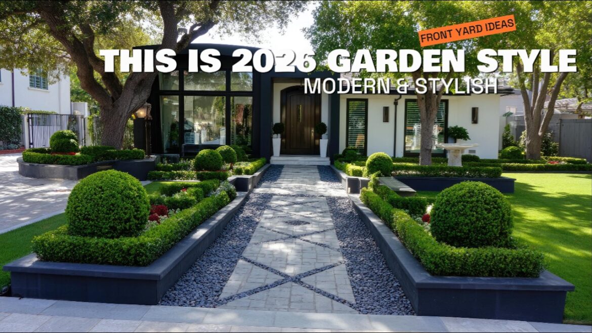 Must-See Modern Garden Trends 2026 | Front Yard Landscaping & Fence Ideas