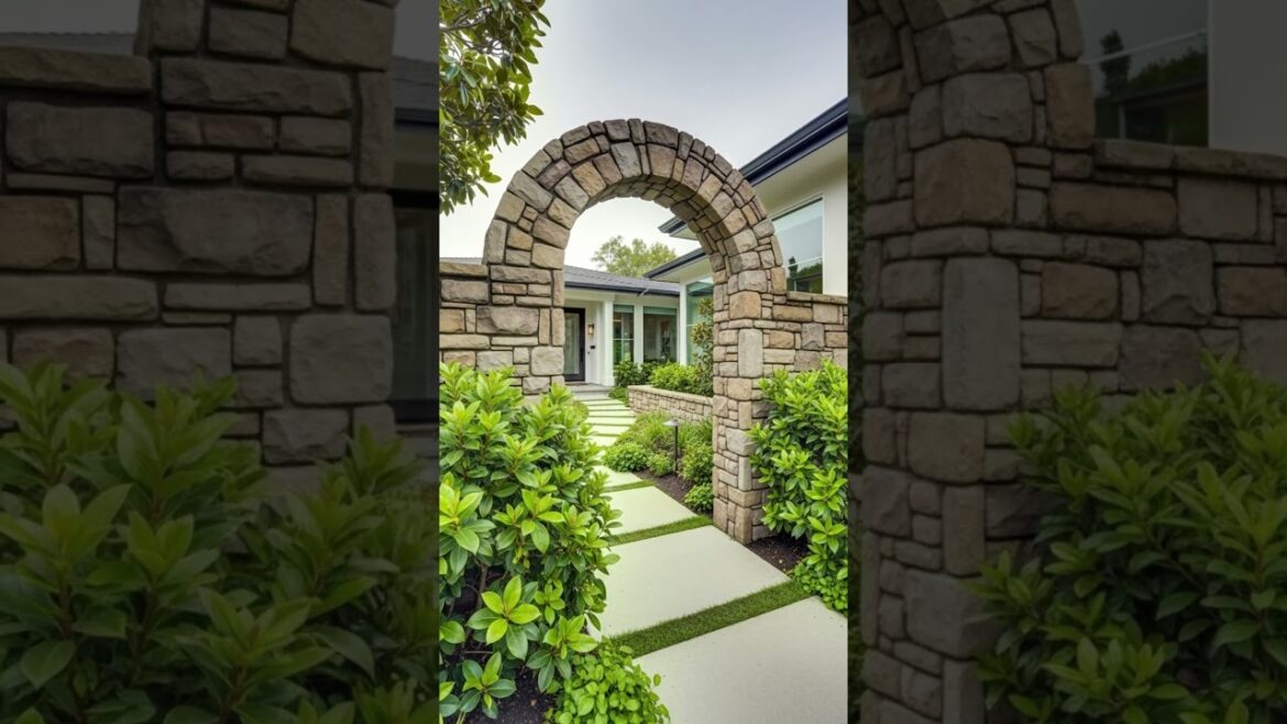 This Luxury Front Yard Gate Instantly Changes Everything