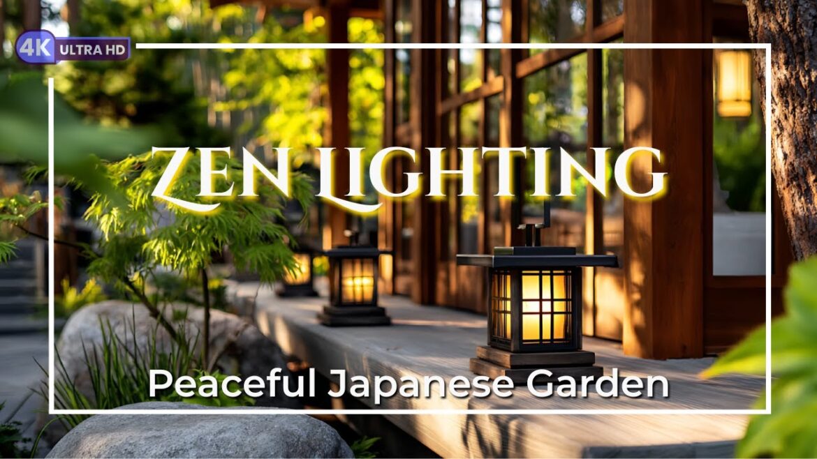 Zen Garden Lighting Ideas | Peaceful Japanese Outdoor Lamp Design