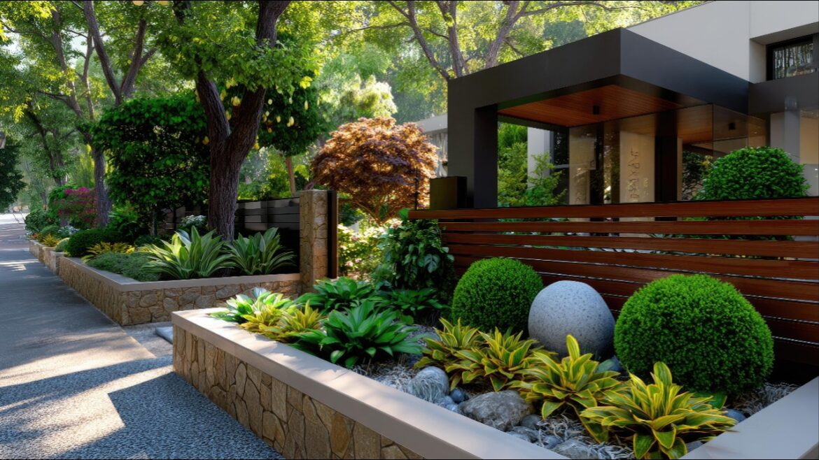 100+ Trendy Modern Home Garden Design Ideas 2026 | Garden Fence & Front yard Landscaping Ideas