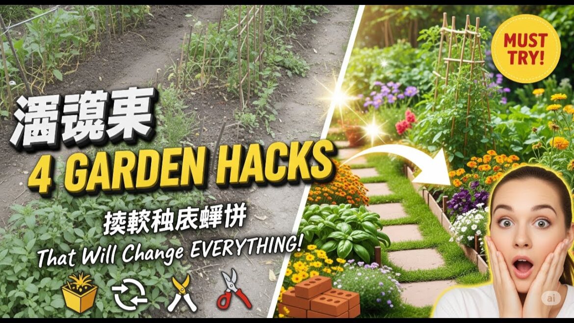 4 Garden Design Hacks That Will Change EVERYTHING 🌿#EdibleLandscape #GardeningHacks