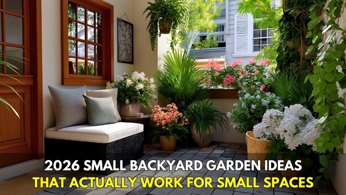 2026 Small Backyard Garden Ideas That Actually Work for Small Spaces