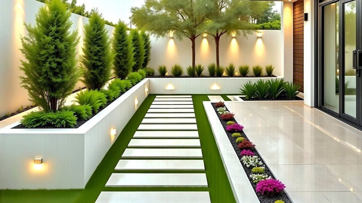 FRONT YARD GARDEN LANDSCAPING DESIGN | BEST EXTERIOR LANDSCAPING DESIGN IDEAS FOR STUNNING HOMES