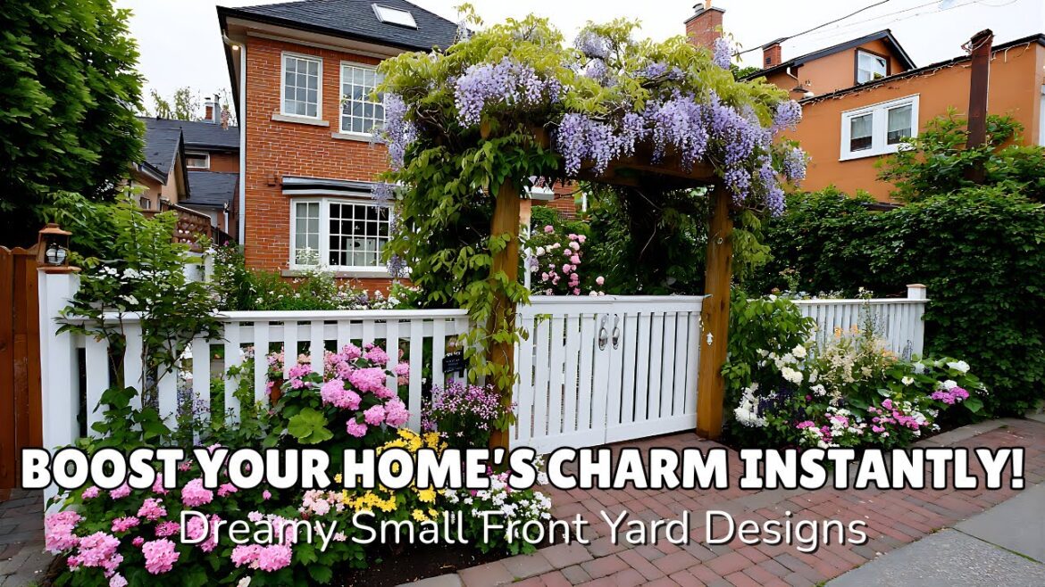 🌸 Curb Appeal Boosters: Small Front Yard Designs With Magical Garden Gates & Arches 🏡