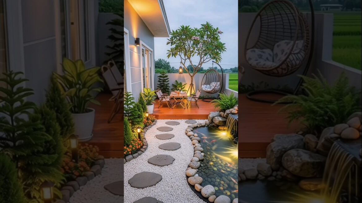 🌿 Luxury Zen Backyard Escape | Modern Outdoor Living #shorts