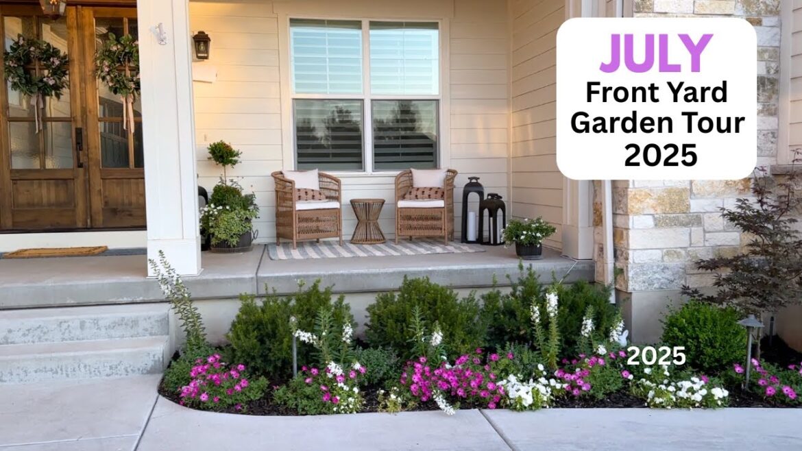 July Front Yard Garden Tour -2025!