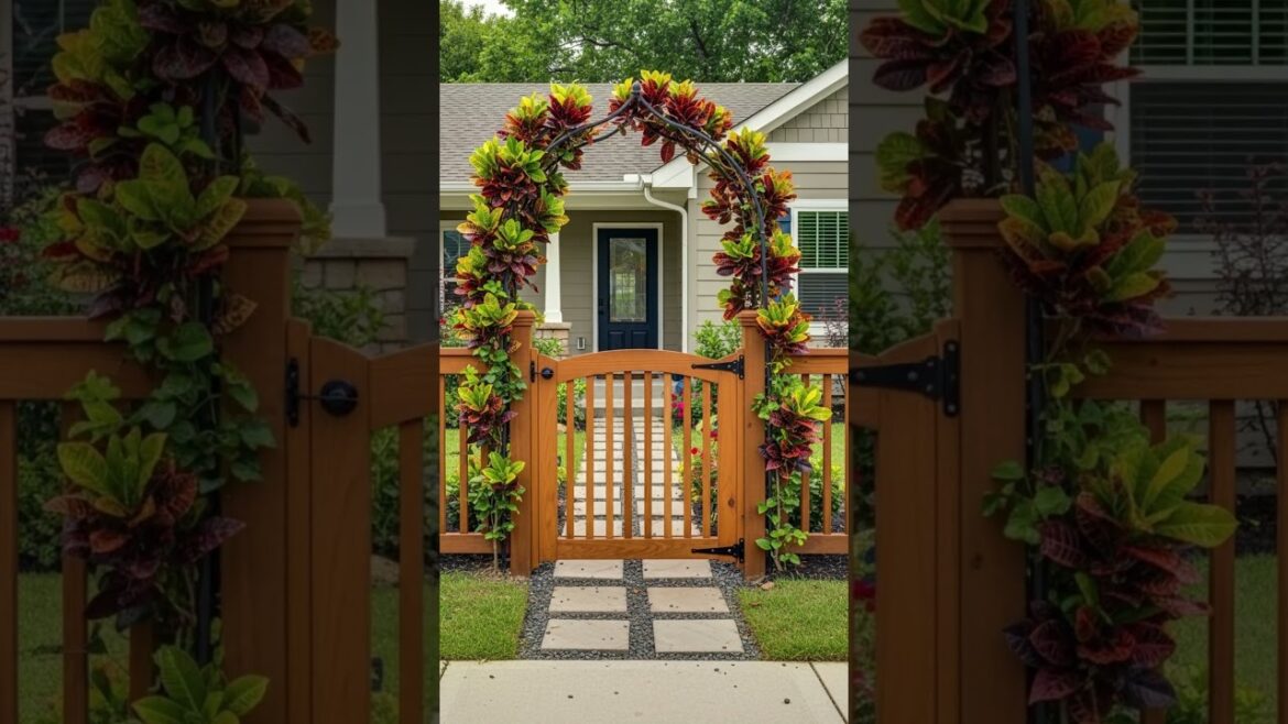 This Garden Gate Transformed a Tiny Front Yard Into a Dream! This Garden Gate Transformed a Tiny Front Yard Into a Dream!