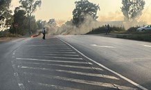There is a protest action at the Marathon Informal Settlement in Germiston.