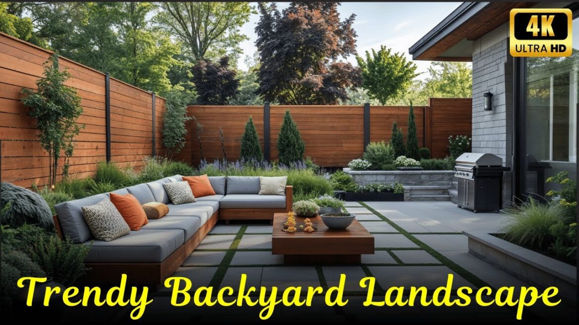 Trendy Backyard Landscape Design 2026 | Modern Outdoor Living Ideas