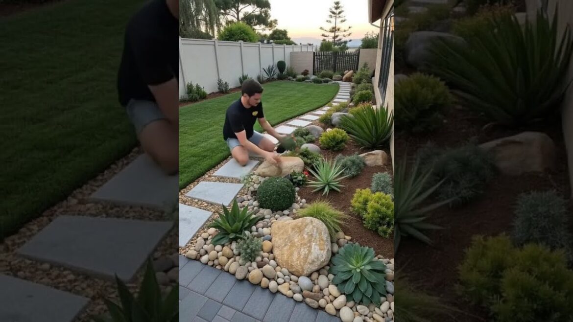 Transform Empty Outdoor Spaces into Stunning Landscapes in Just Days ! #gardendesign #kapagon Transform Empty Outdoor Spaces into Stunning Landscapes in Just Days ! #gardendesign #kapagon