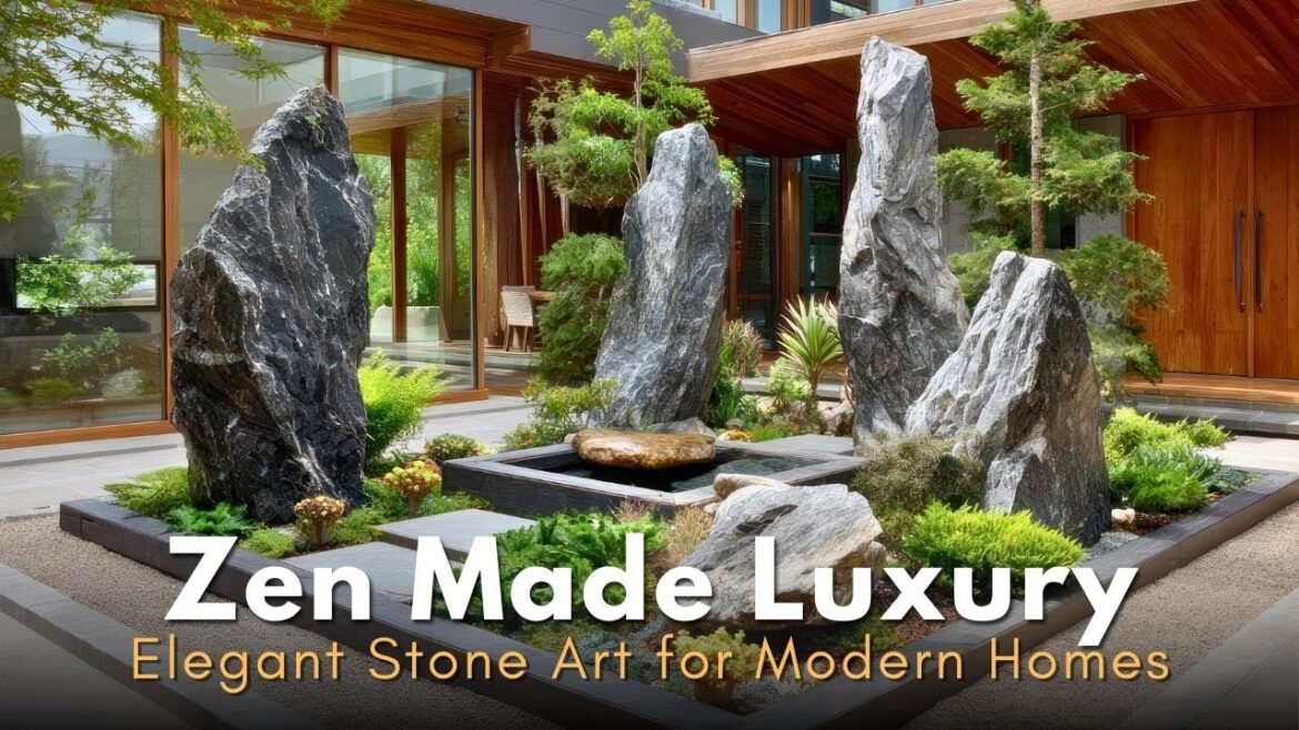 Minimalist Japanese Garden Design: Stone Art Ideas for Calm & Elegant Spaces