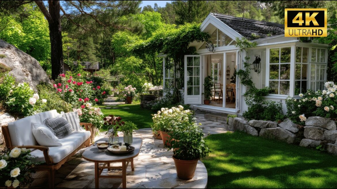 Stunning Garden Gates & Pathways: Creating the Ultimate Farmhouse Curb Appeal | 4K