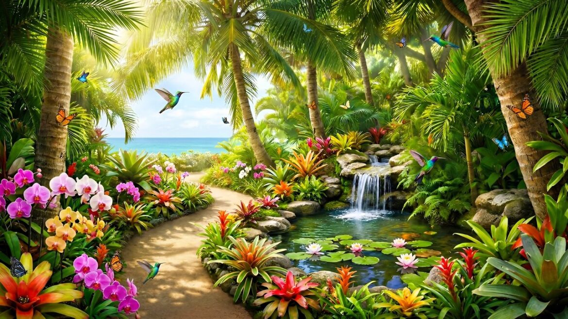 Flower Garden Design 🌸 Peaceful Walk for Garden Inspiration & Ideas