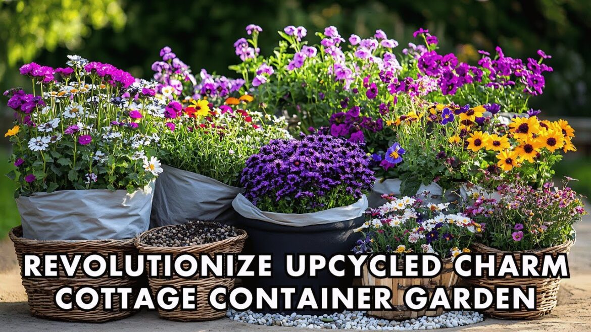 This Innovative New Design Will REVOLUTIONIZE Your Cottage Container Garden with Upcycled Charm
