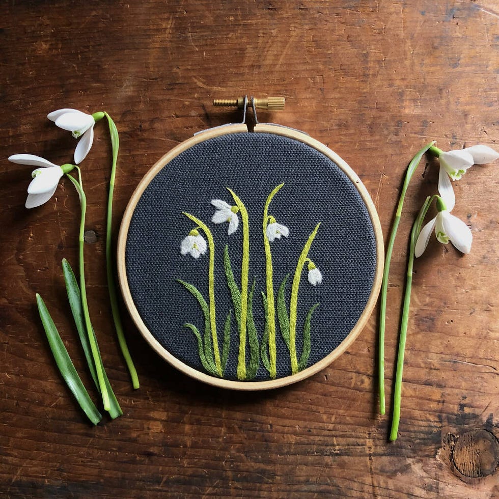 Snowdrop Embroidery Kit
