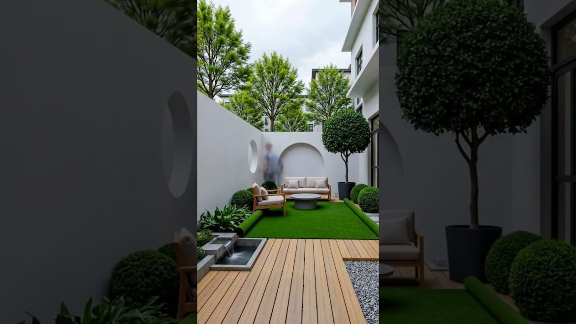 This Garden Transformation Is INSANE 🤯#backyard #homedesign #renovation