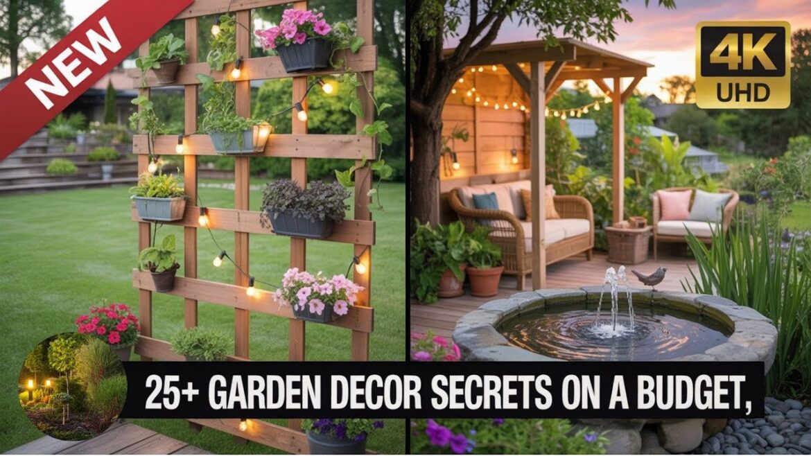 25+ Stunning Garden Decorations for Backyard, Lawn, Patio & Garden Spaces | You’ll Love These Ideas!