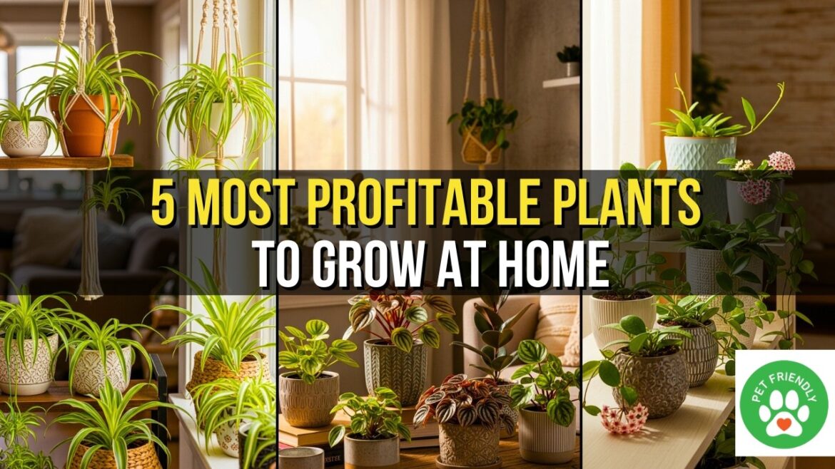 5 Plants You Can Grow at Home and Sell for Profit