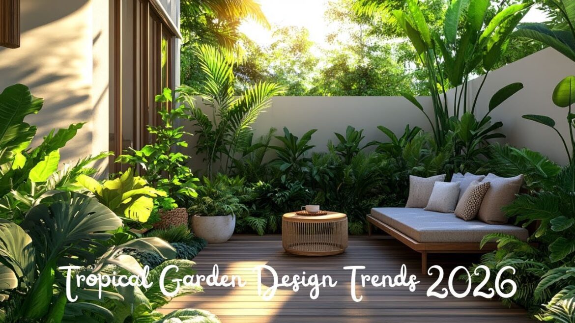 Tropical Garden Design Trends 2026 Small Backyard Makeover Inspiration & Outdoor Decor Ideas Tropical Garden Design Trends 2026 Small Backyard Makeover Inspiration & Outdoor Decor Ideas