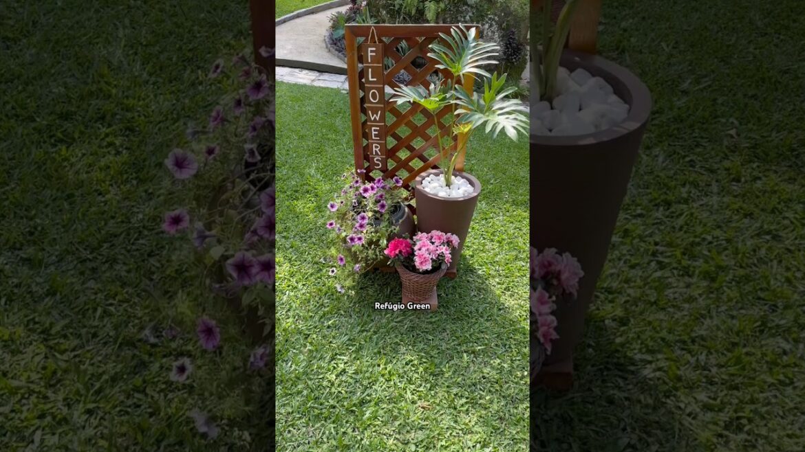 Ideias para jardim!🌼🌼🌼 #garden #diy #flowers