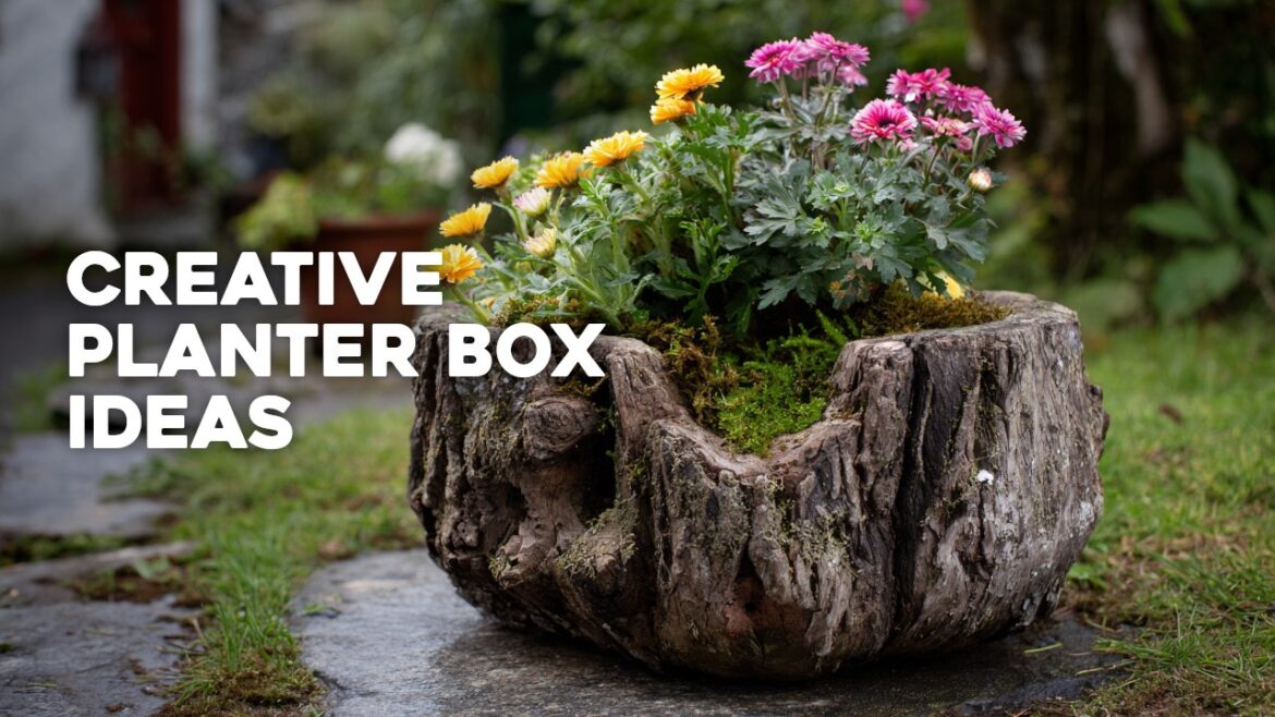 🪴 17 Creative Planter Box Ideas to Enhance Your Garden's Beauty and Charm