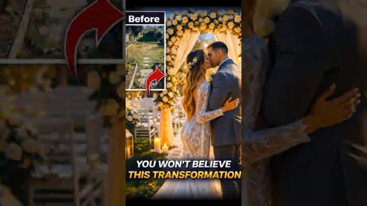 Abandoned Garden to Dream Wedding Venue | Vow Renewal Transformation + Romantic Kiss