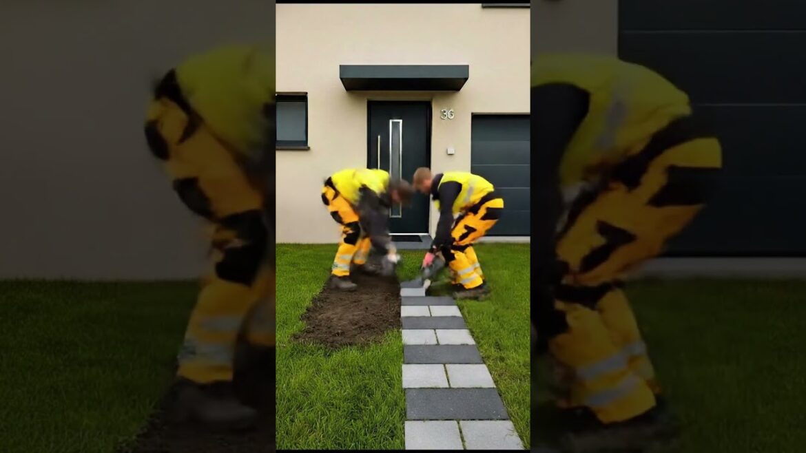 Beautiful Front Entrance Pathway 🌿 #FrontYardDesign #Outdoor Beautiful Front Entrance Pathway 🌿 #FrontYardDesign #Outdoor