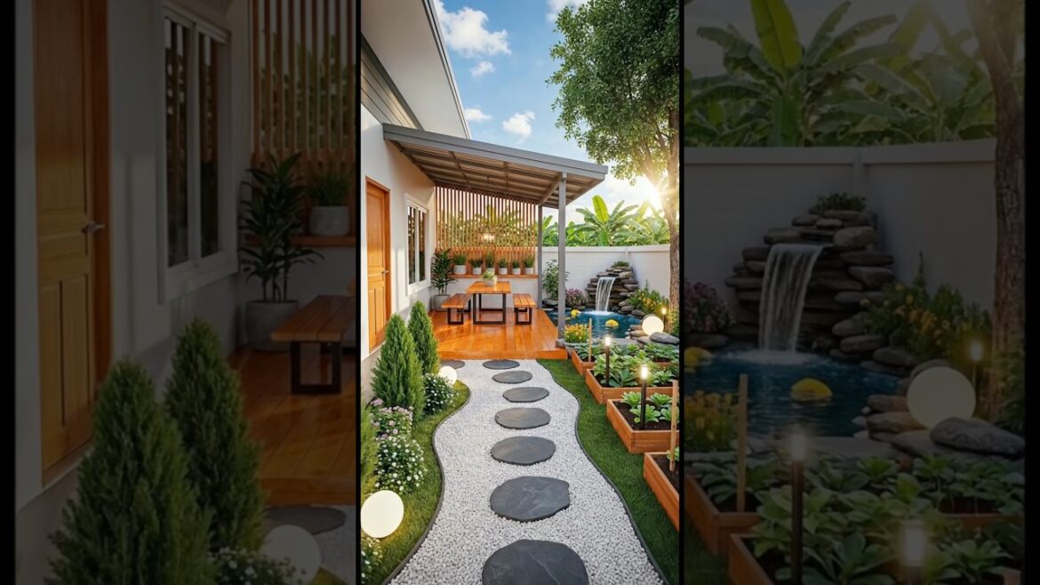 Worst backyard I've ever seen turned into this #garden #transformation