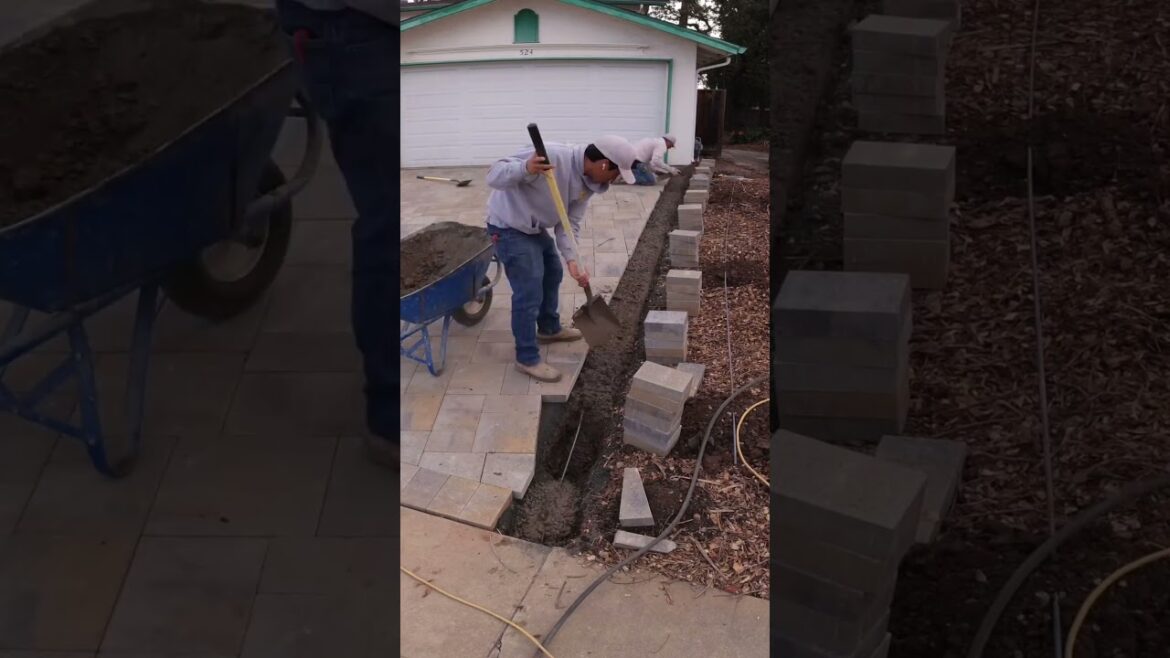 Pavers on Driveway 👍 or 👎 #bayarea #pavers #landscape #driveway
