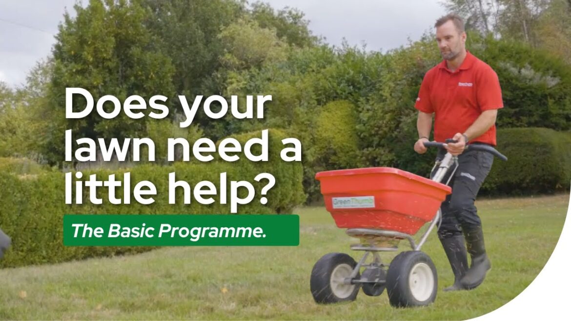 Keen Gardener but Need Some Help? GreenThumb Basic Lawn Care Programme Keen Gardener but Need Some Help? GreenThumb Basic Lawn Care Programme