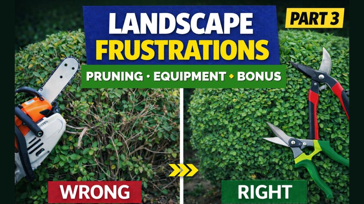 Top 5 Landscape Frustrations | Part 3 of 3 | Pruning, Equipment + BONUS Top 5 Landscape Frustrations | Part 3 of 3 | Pruning, Equipment + BONUS