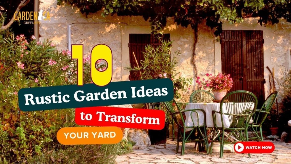 10 CHARMING Rustic Garden Ideas to Transform Your Yard 🌸🏡🌻 Garden Answer