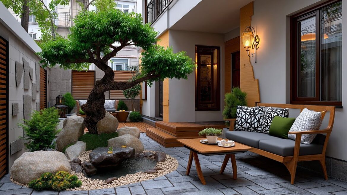 Modern Japanese Indoor Garden Central Courtyard & Minimalist Design Ideas for Your Home Modern Japanese Indoor Garden Central Courtyard & Minimalist Design Ideas for Your Home
