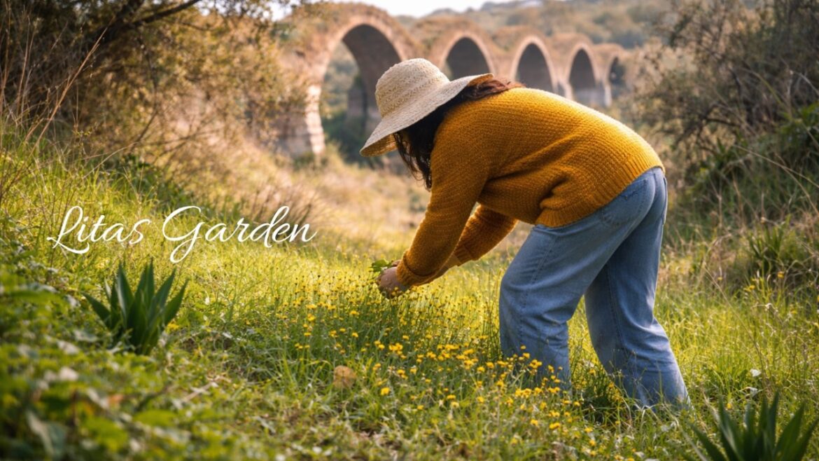 Winter in My Mediterranean Garden 🌿Wild Asparagus, Rescued Kitten & Simple Omelette | 4K Slow Living