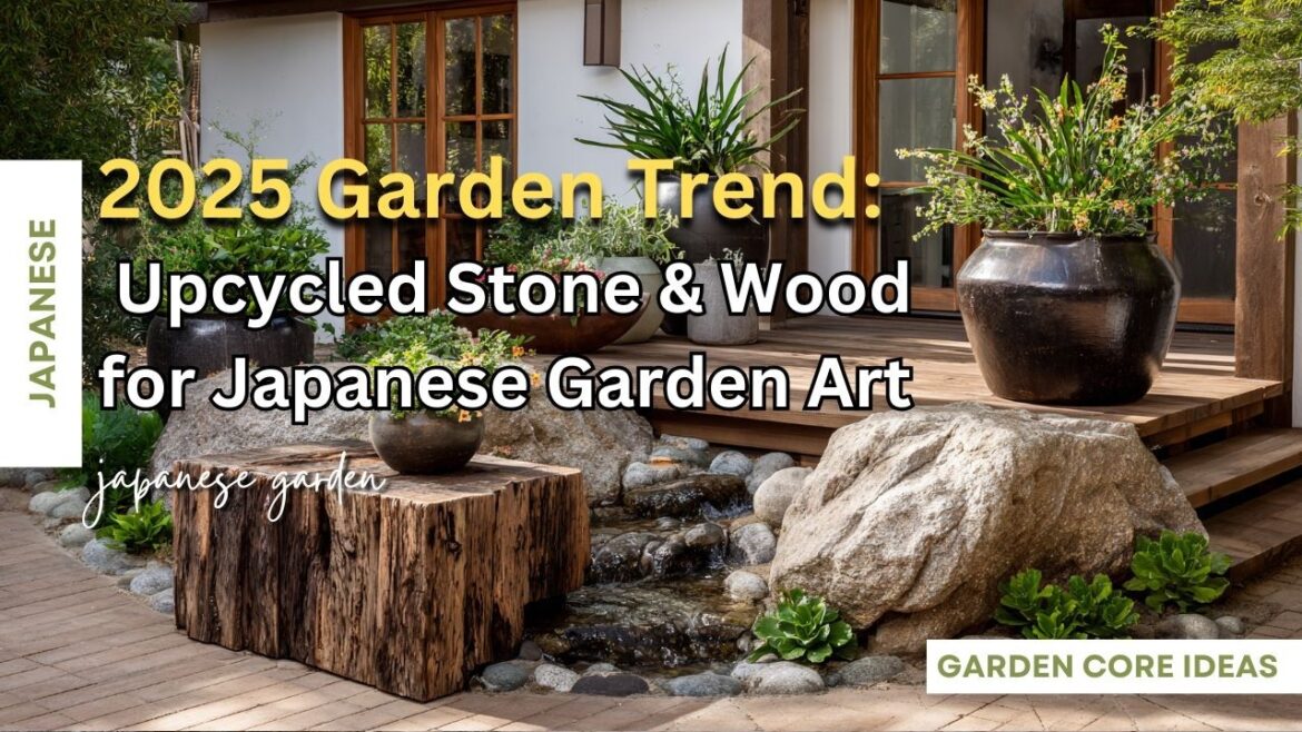2025 Garden Trend: Upcycled Stone & Wood for Japanese Garden Art
