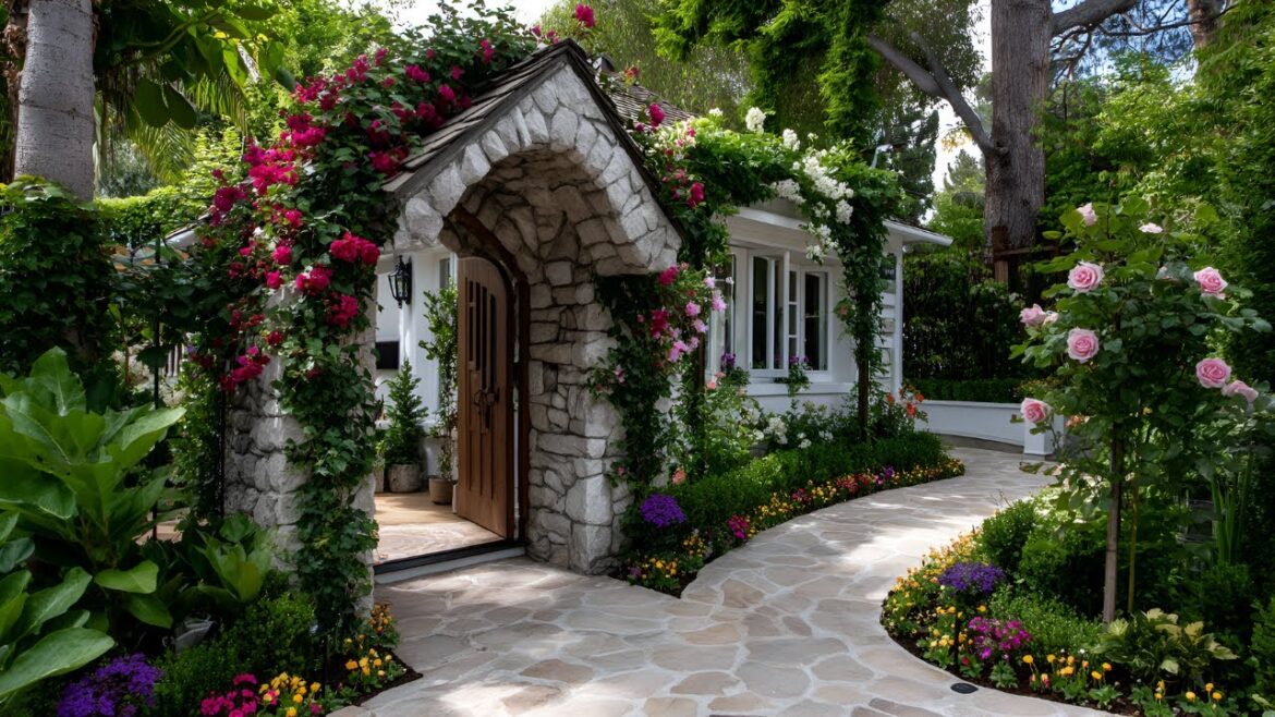 Enchanting Entryways | Small Front Yard Garden Ideas with Whimsical Arches & Gates