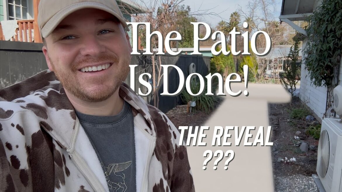 Grand Reveal, 2 Days Of Pouring The Patio🏡 || Visit Our Garden