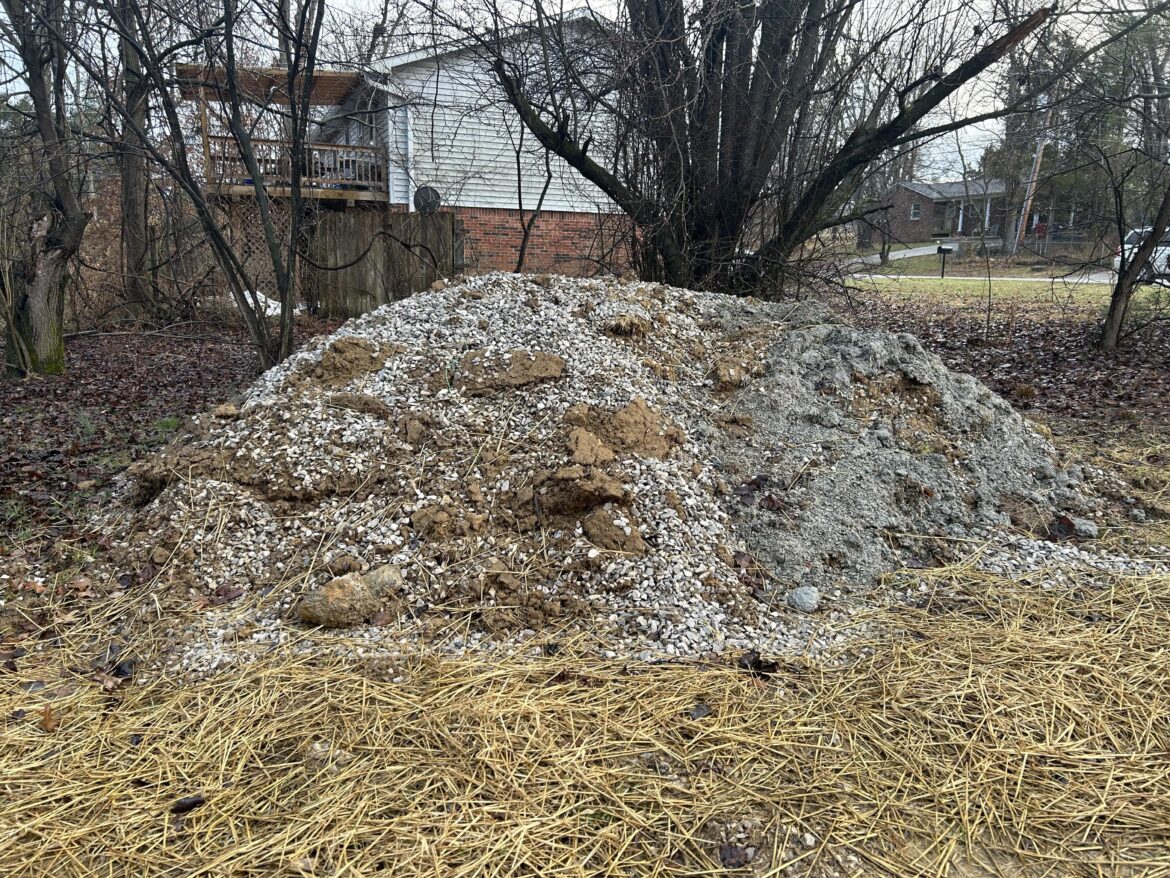 How to remove clay and soil from gravel?