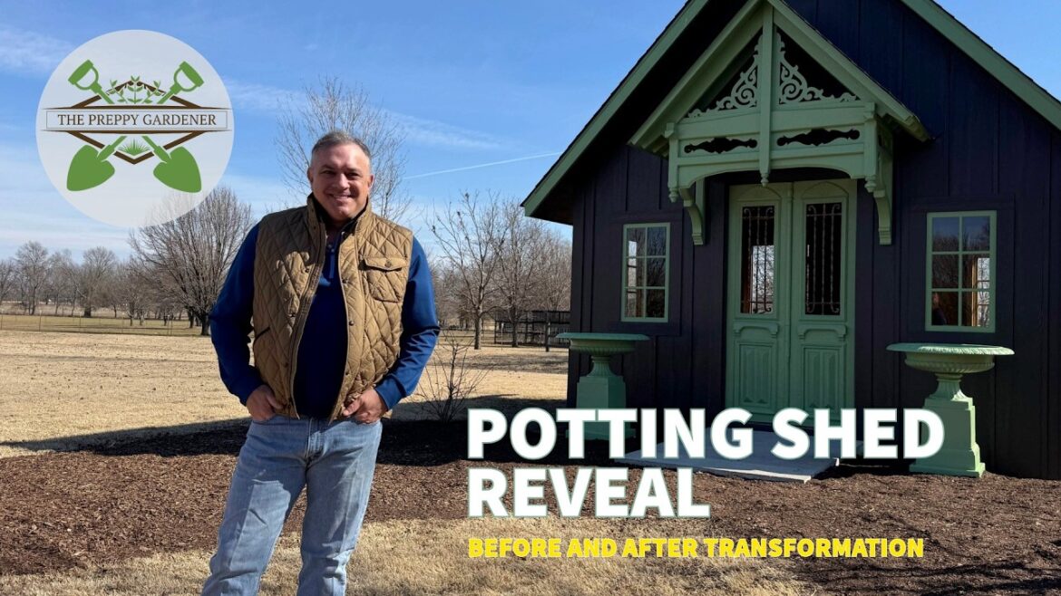 Potting Shed Reveal 2026 | Before & After 🌿 The Preppy Gardener