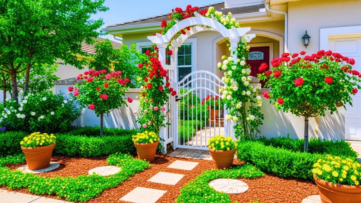 Romantic Garden Gate & Archway Ideas for Small Front Yards | Blooming Entryways That Look Expensive!