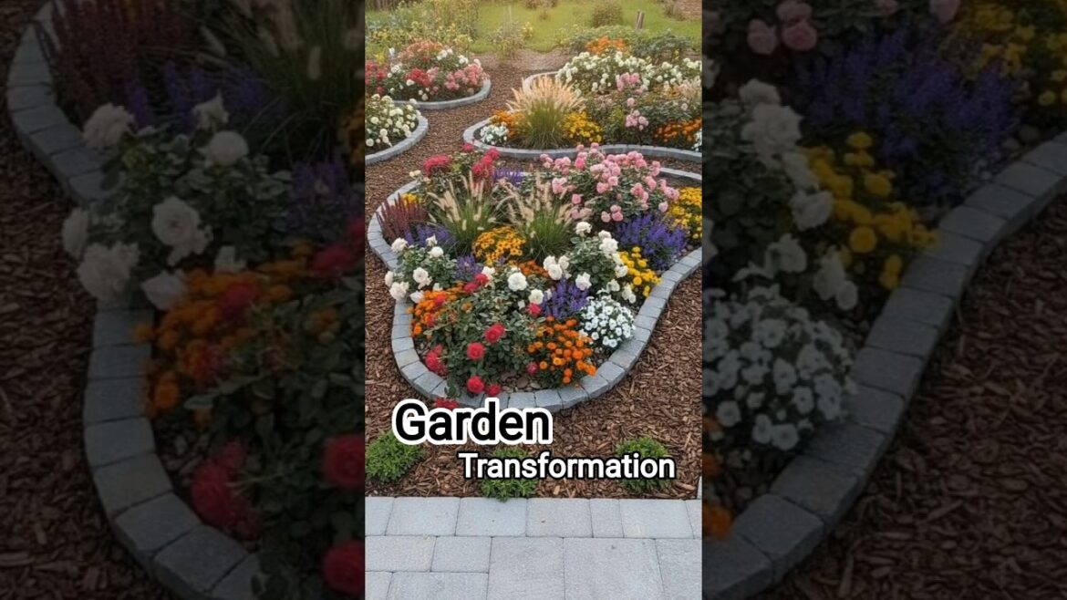 Turning an Old Vegetable Garden into a Flower Garden ๐ธโจ #BeforeAfter Turning an Old Vegetable Garden into a Flower Garden ๐ธโจ #BeforeAfter
