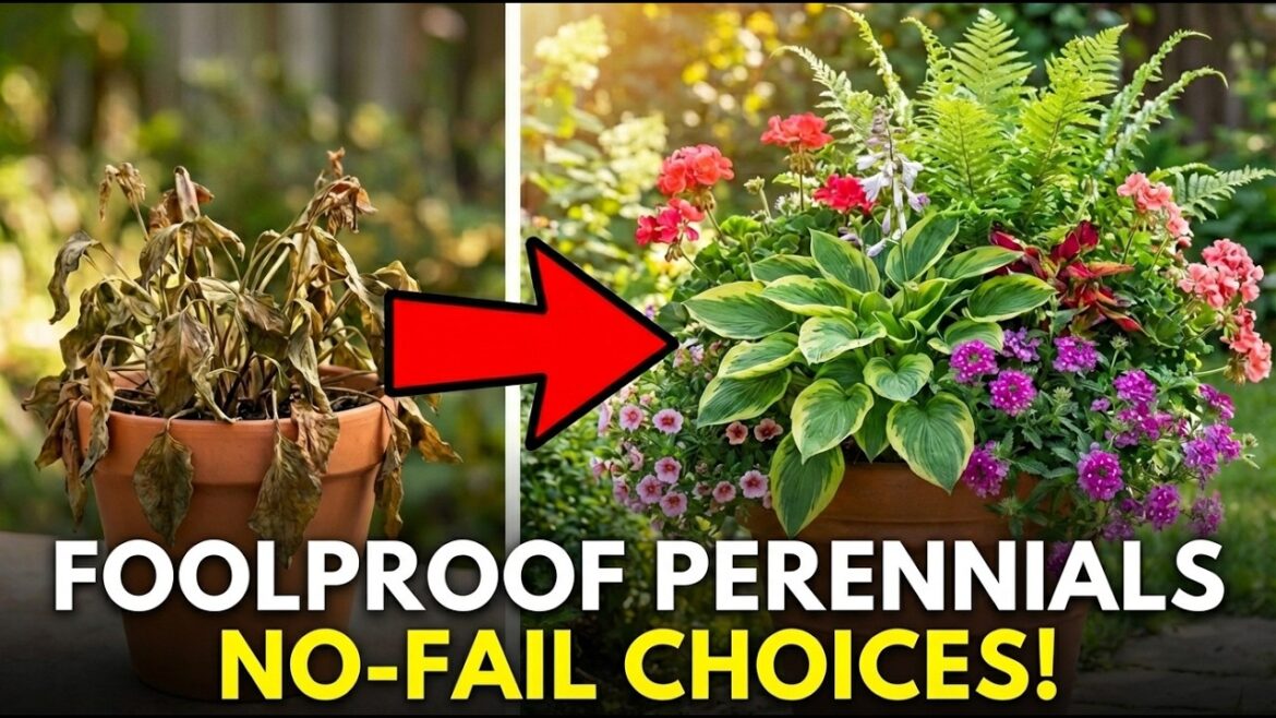 Foolproof Perennials: The Best Choices for Beginner Container Gardeners