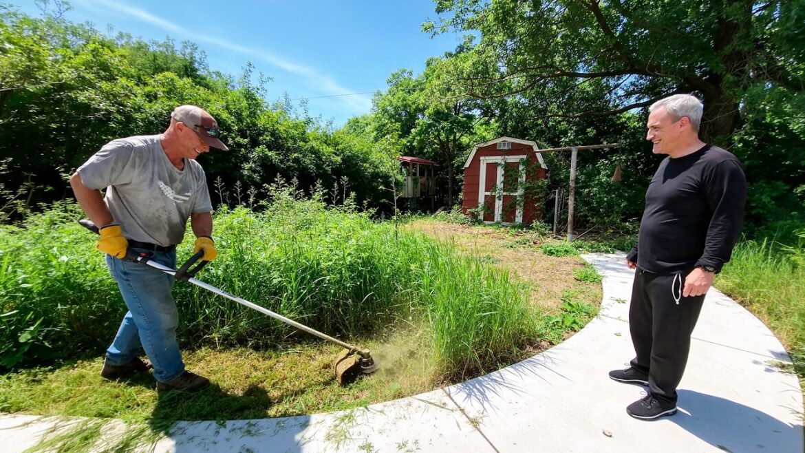 He Was OVERWHELMED With Joy After We Made His Back Yard Brand New Again