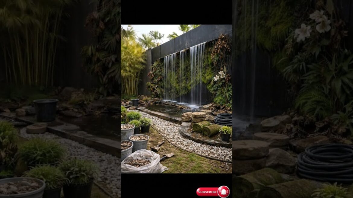 Small Front Yard Garden Built in 30 Seconds#frontyardgarden #constructiontimelapse #shorts Small Front Yard Garden Built in 30 Seconds#frontyardgarden #constructiontimelapse #shorts