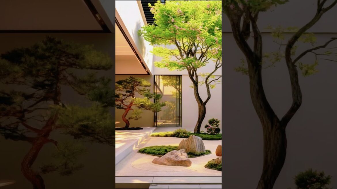 Serene Japanese Zen Garden: Modern Minimalist Retreat! Serene Japanese Zen Garden: Modern Minimalist Retreat!