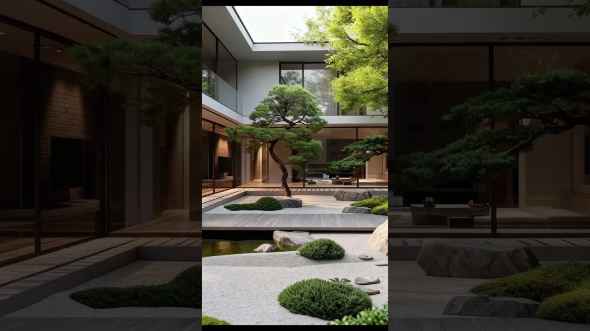 Zen Courtyard Oasis: Modern Japanese Garden Design! Zen Courtyard Oasis: Modern Japanese Garden Design!