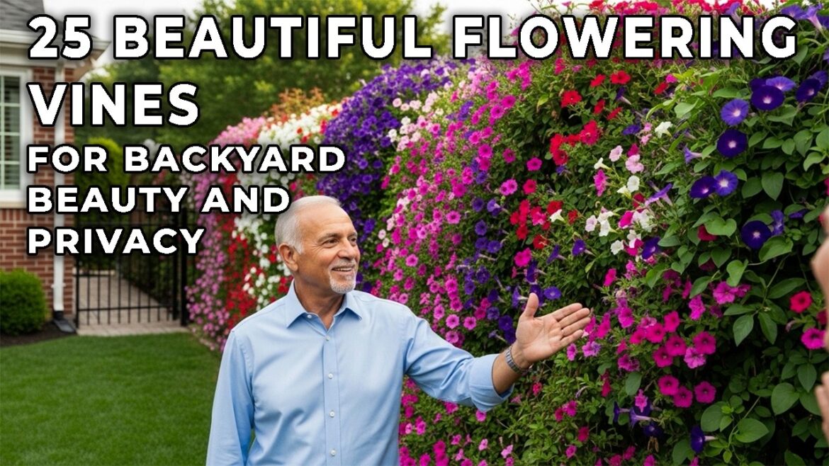 25 Beautiful Flowering Vines for Backyard Beauty and Privacy 25 Beautiful Flowering Vines for Backyard Beauty and Privacy